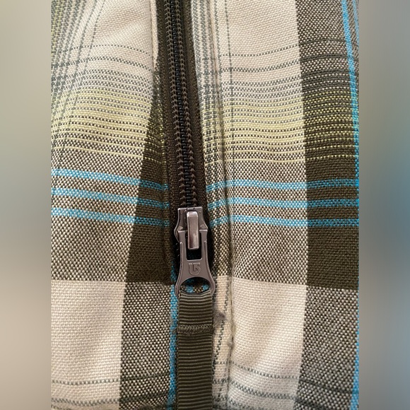 EUC Burton Dryride hoodie vest lined quilted snap collar zip pockets snowboard - Picture 6 of 15